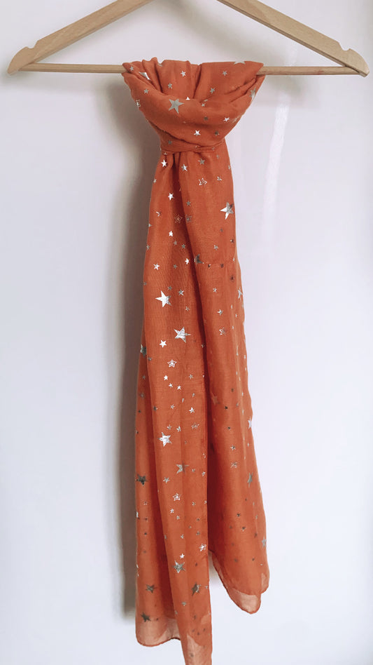 Foulard étoile Orange